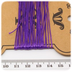 5 MT - FILO VIOLA POLIESTERE CERATO 0,5 MM - BASE BRACCIALE E COLLANA