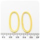 10 PZ - ANELLINI SALDATI OVALE 34X16 MM - ORO