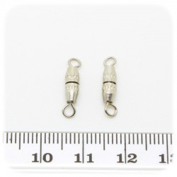 5 PZ - CHIUSURA VITE METALLO - TERMINALE COLLANA IN METALLO