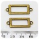 6 PZ -CONNETTORE LINK RETTANGOLO 30 MM - BRONZO