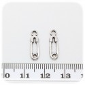 10 PZ -CONNETTORE LINK SPILLA 17 MM - METALLO