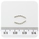 20 PZ -CONNETTORE LINK BARRA 13 MM - METALLO