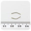20 PZ -CONNETTORE LINK BARRA 13 MM - METALLO