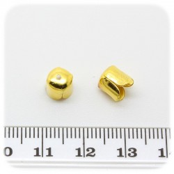 20 PZ -COPPETTA COPRIFILO 6 MM - ORO