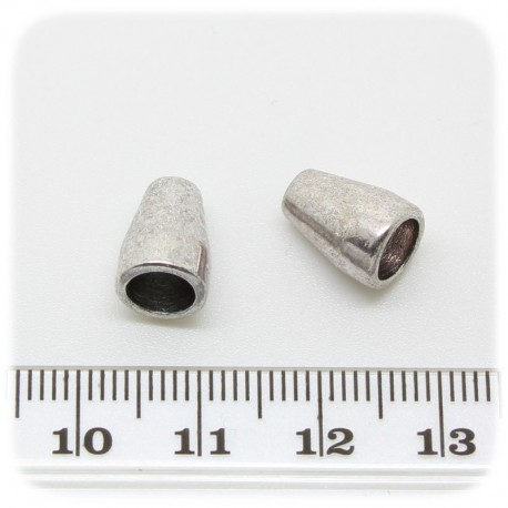 10 PZ - COPPETTA COPRIFILO 5 MM - METALLO