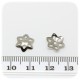 100 PZ - COPPETTA COPRIPERLA TRAFORATA 10 MM - GRIGIO