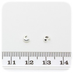 30 PZ - COPPETTA COPRISCHIACCINO 3 MM - ARGENTO