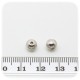 30 PZ - DISTANZIATORE BIGIOTTERIA - DISTANZIALE TONDO 6 MM - METALLO