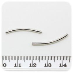 20 PZ - DISTANZIATORE BIGIOTTERIA - DISTANZIALE CILINDRO 25 MM - METALLO