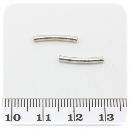 20 PZ - DISTANZIATORE BIGIOTTERIA - DISTANZIALE CILINDRO 15 MM - METALLO