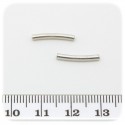 20 PZ - DISTANZIATORE BIGIOTTERIA - DISTANZIALE CILINDRO 15 MM - METALLO
