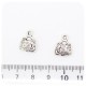1 PZ - CIONDOLO METALLO BORSA - PENDENTE METALLO CHARM ARGENTO TIBETANO