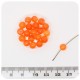 20 PZ - PERLINE CATEYE PESCA - PERLE VETRO SFUMATE TONDE 6 MM