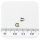 30 PZ - ACCESSORI "WIRE GUARDIAN" RINFORZA CAPPIO 5 MM - BRONZO
