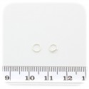 10 PZ - ANELLINI APRIBILI ARGENTO925 5 MM - ARGENTO