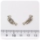 1 PZ - CIONDOLO METALLO TROMBA - PENDENTE CHARM ARGENTO TIBETANO