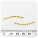 20 PZ - DISTANZIATORE BIGIOTTERIA - DISTANZIALE CILINDRO 35 MM - ORO
