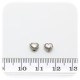 30 PZ - DISTANZIATORE BIGIOTTERIA - DISTANZIALE CUORE 5 MM - METALLO