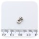 30 PZ - CILINDRO METALLO DISTANZIATORE - PERLINE SEPARATORI METALLO DISTANZIALE 5 MM
